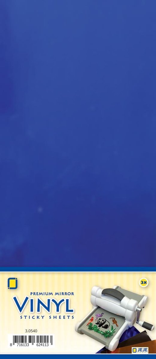 Crafts & Co Premium Mirror Vinyl Vellen Blauw