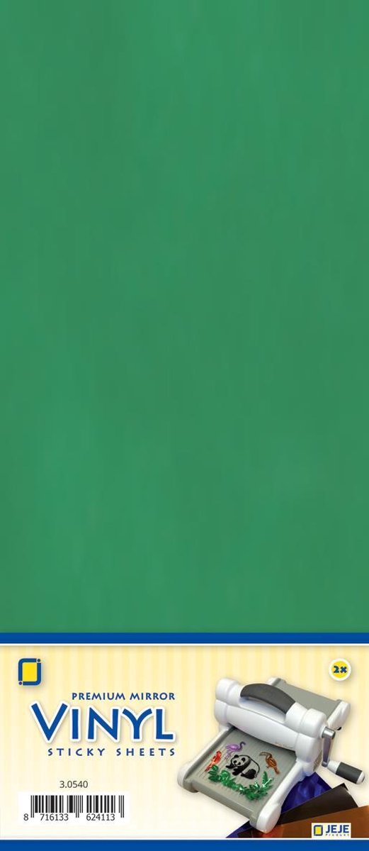 Crafts & Co Premium Mirror Vinyl Vellen Groen