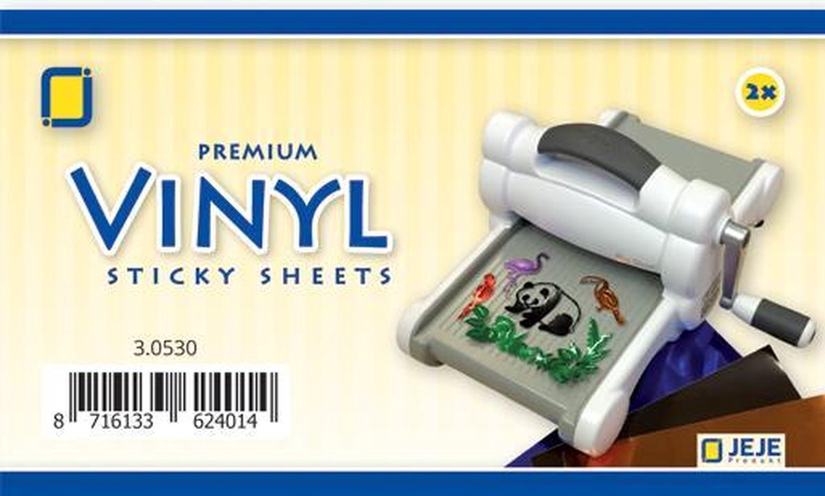 Crafts & Co Premium Vinyl Glanzende Vellen Wit