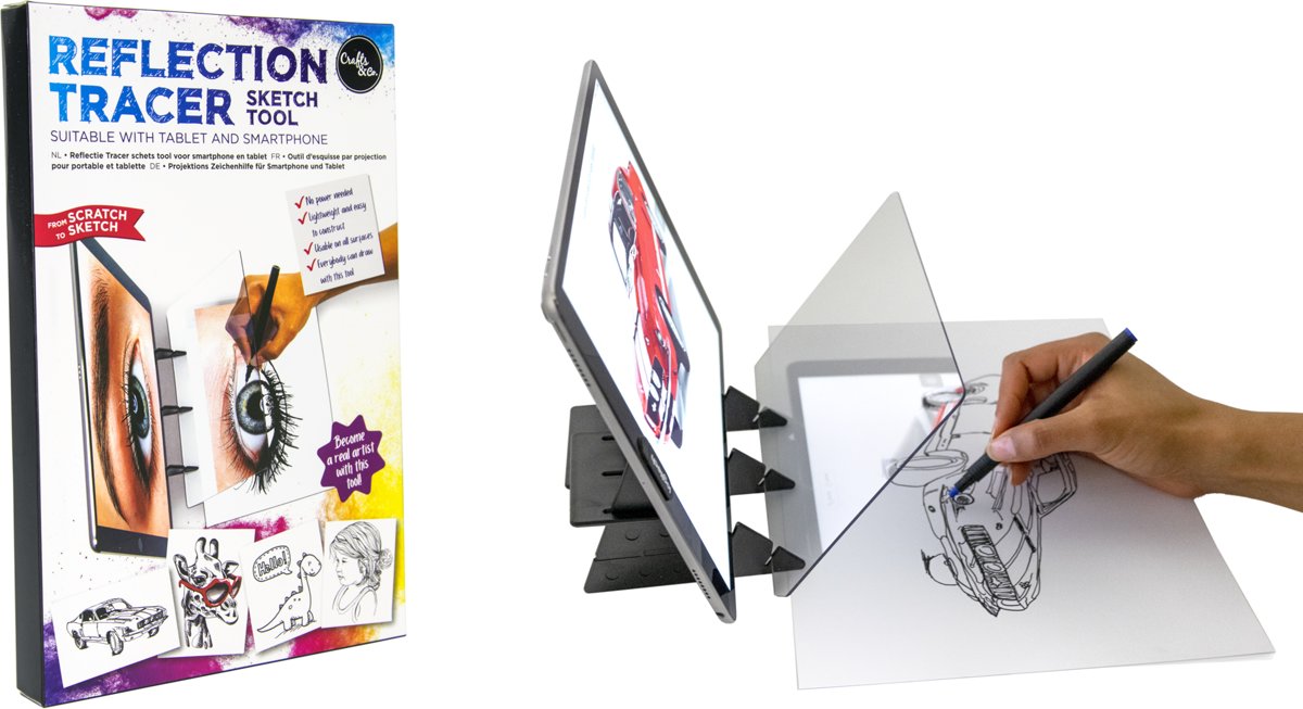 Crafts & Co Smartphone Beeldprojector Schets Projector voor Smartphone en Tablet