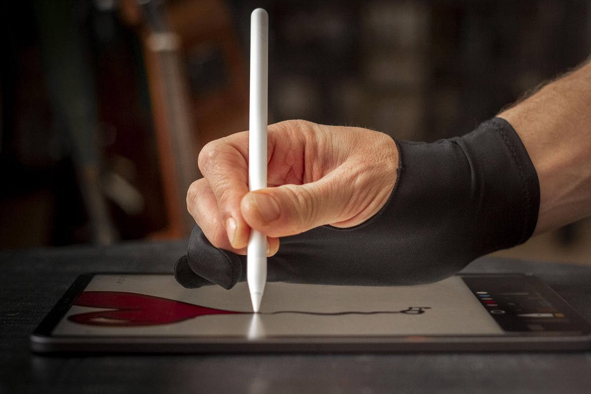 Crafts & Co Tekenhandschoen - Tablet handschoen -  Zwart - One size