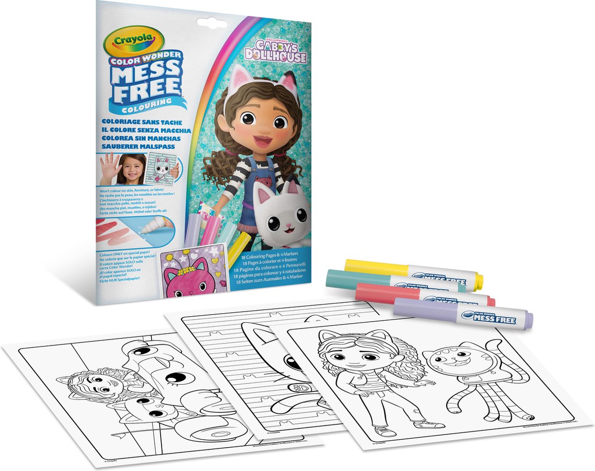 Crayola - Color Wonder - Kleurboek - Gabbys Poppenhuis