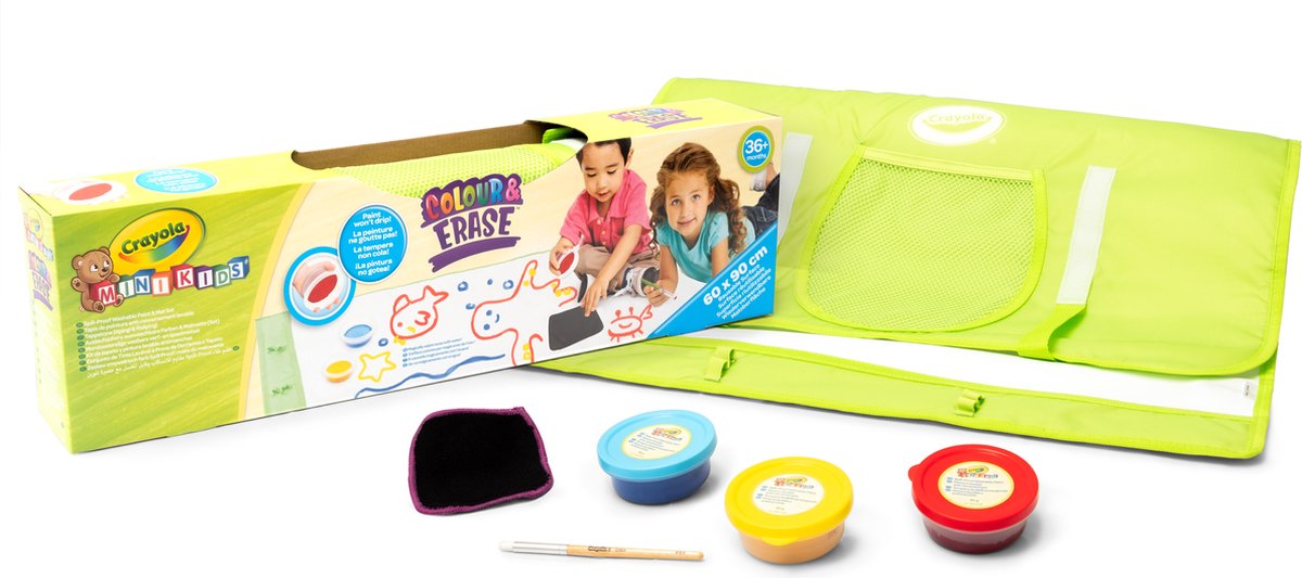 Crayola - Mini Kids - Hobbypakket - Herbruikbare Schildermat Voor Kinderen