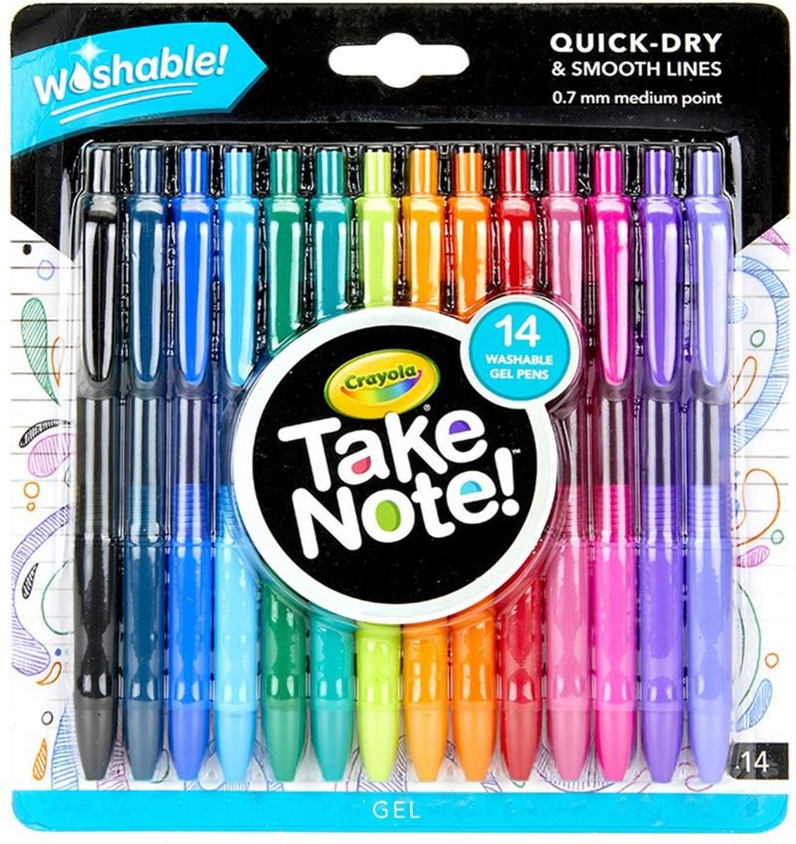   - Take Note! Washable Gel  nen - 14 stuks