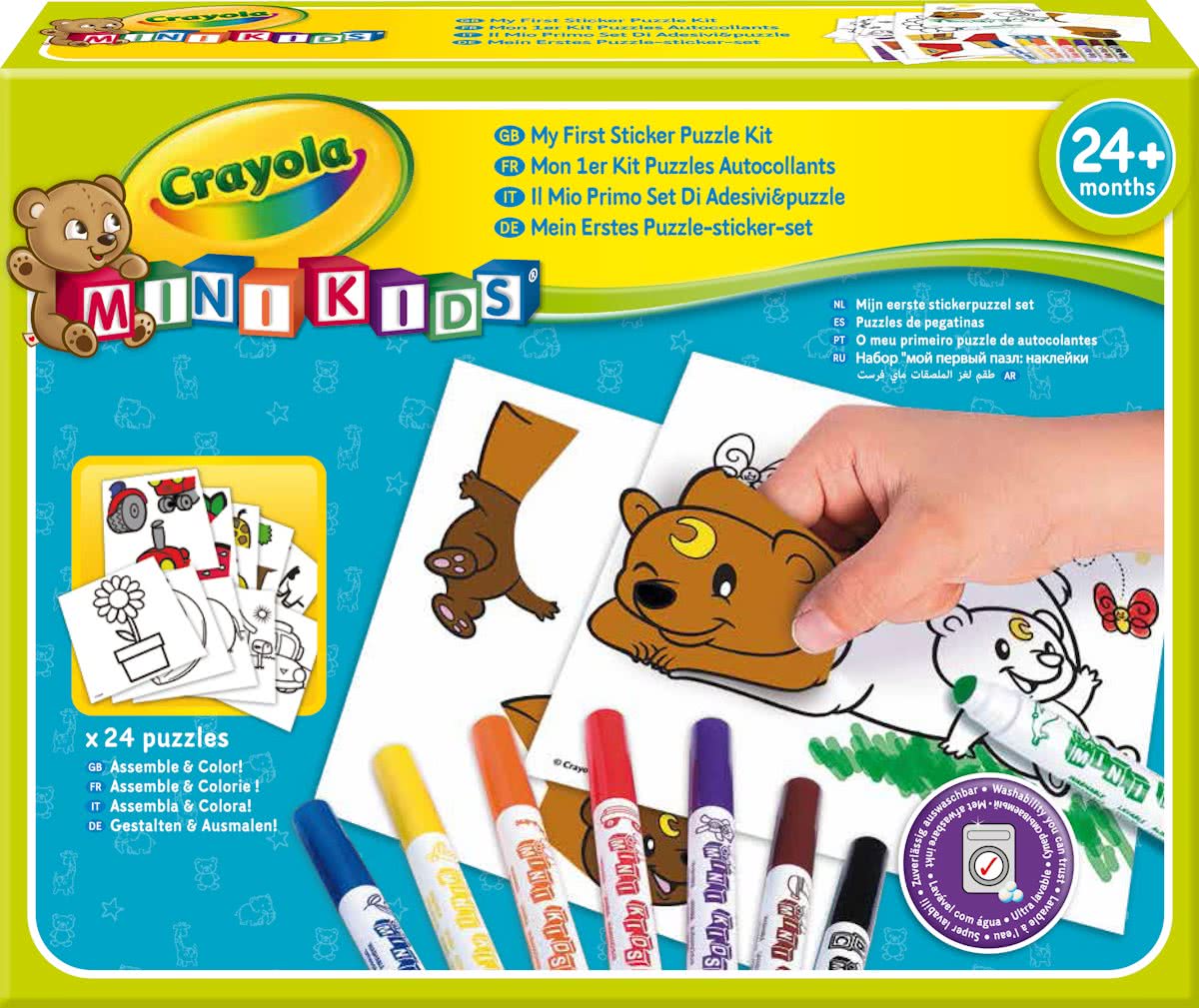 Crayola Mini Kids - Stickerpuzzel set