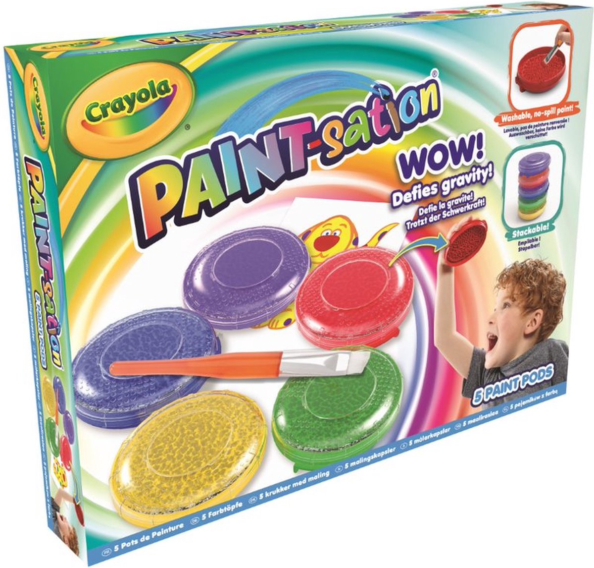 Paint-sation 5 Paint Pods - schilderspalet