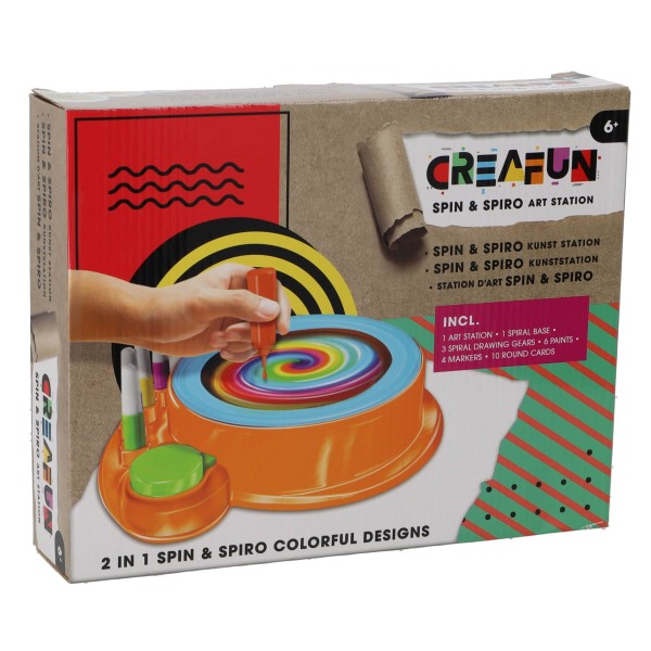 Creafun Spin\n Spiro 2 In 1 Verf/kleur Set