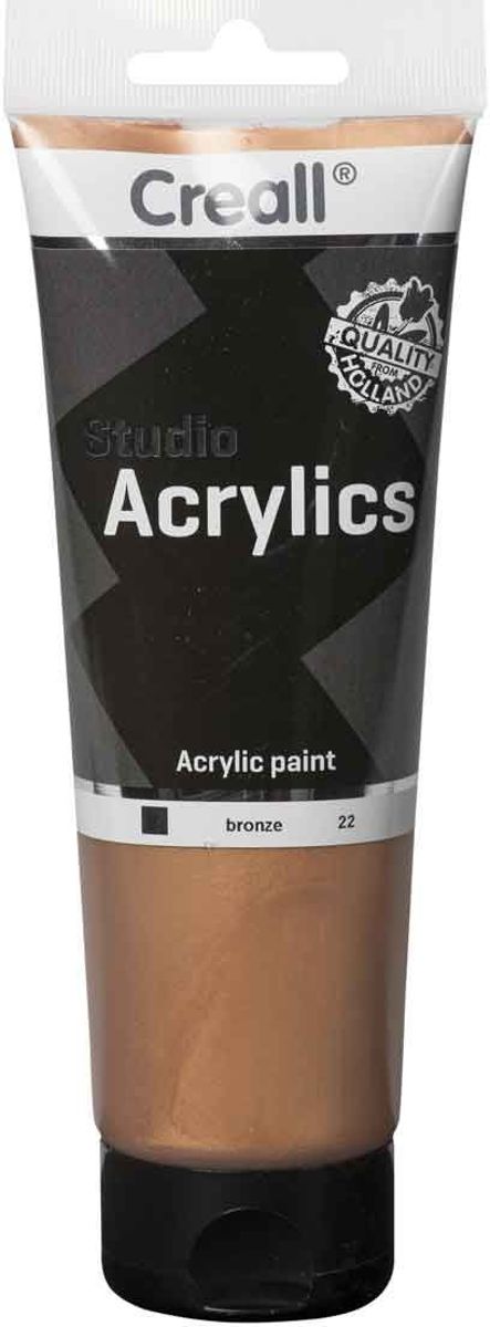 Acryl Verf - Metaalkleurig - Bronze - 250ml