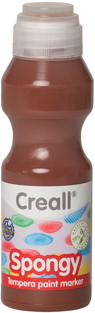 Creall Spongy Verfstift Bruin, 70ml