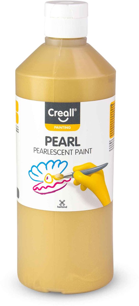 Creall goudverf knutselverf 500ml voor kinderen en creatief schilderen.