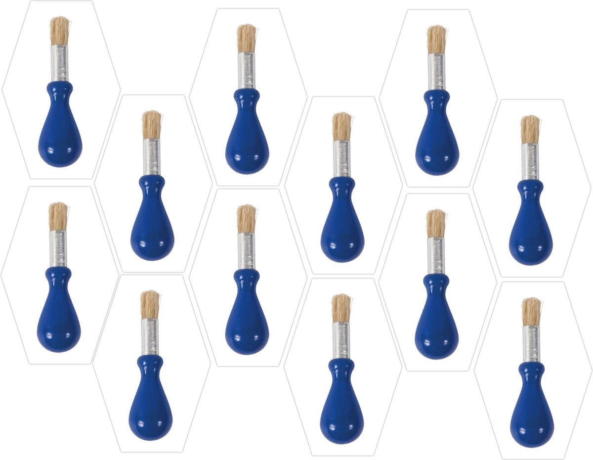 Kid Brush balloon kinder bolkwast set van 12 stuks