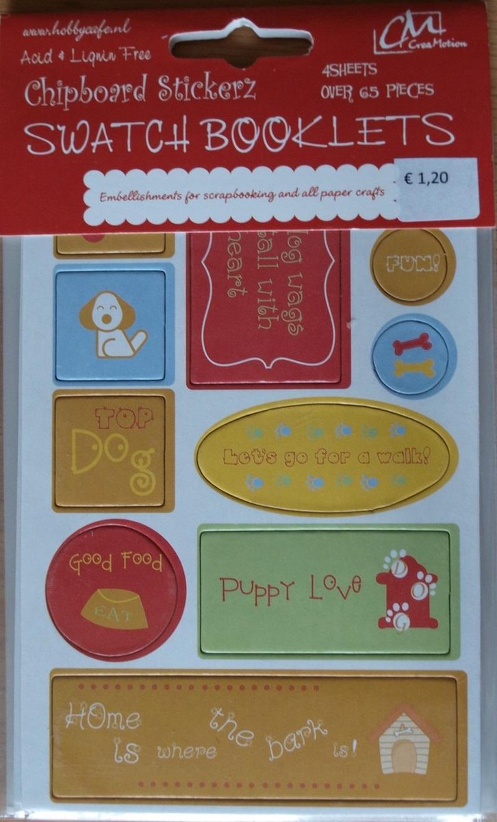 CreaMotion: chipboard stickerz 