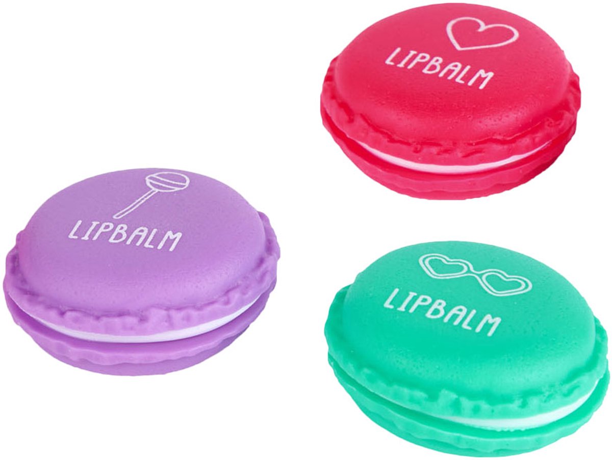 Create It! Candy Lippenbalsem Macaron Box, 3st.