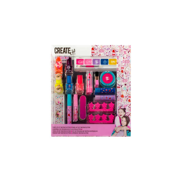 Create It! Make Up Box PET Neon En Glitters (2012143)