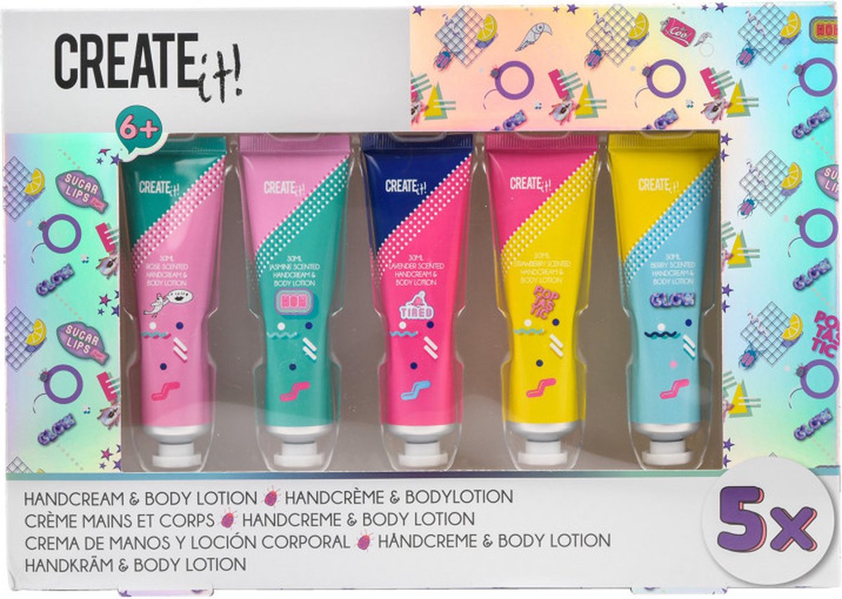 create it! handcreme & bodylotion 5-pack