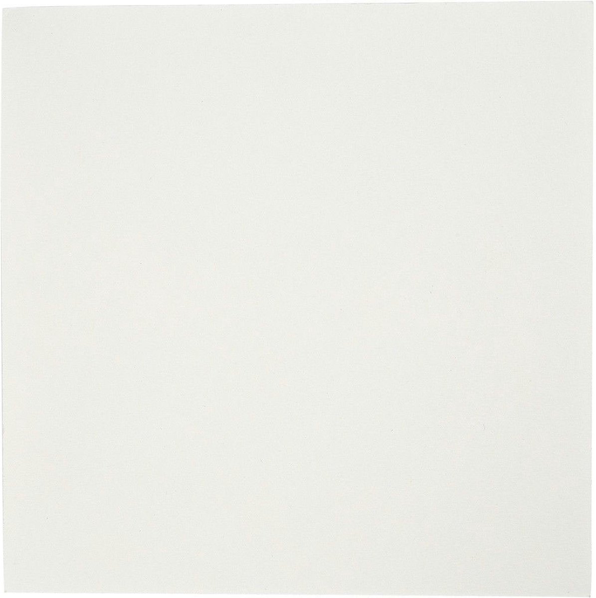 Aquarelpapier - Waterverfpapier - Brushlettering Papier - Watercolor Papier - Lichte Structuur - Wit - Vierkant - 12 x 12 cm - 200 grams - 100 Vellen