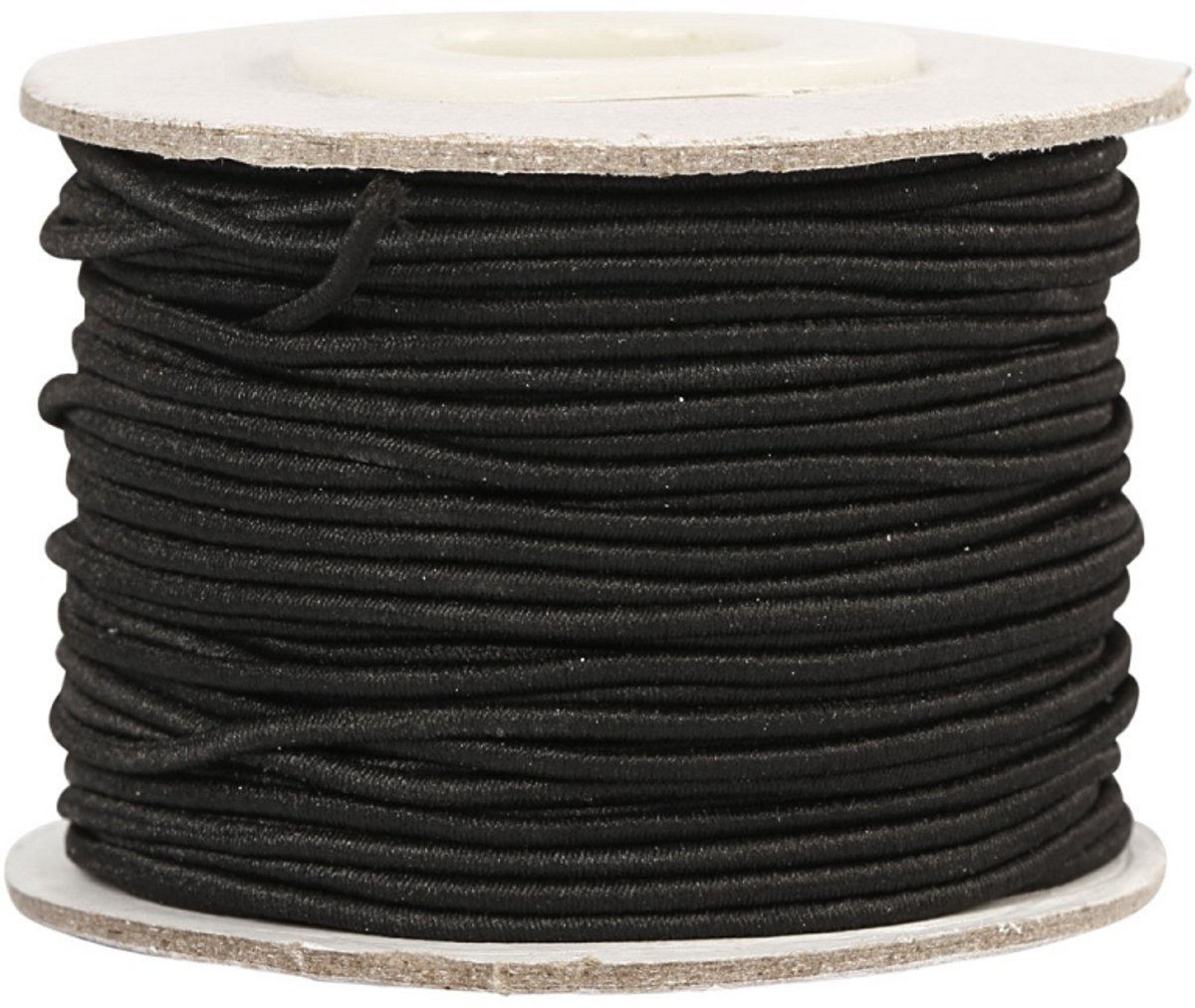 CC Elastiek Koord 1 mm 25 m Zwart