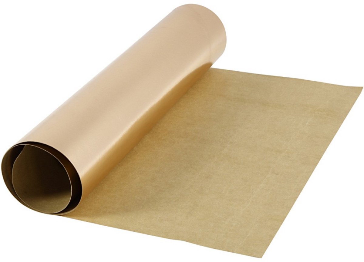 CC Faux Leather Papier Rol 100x50 cm Rosé Goud