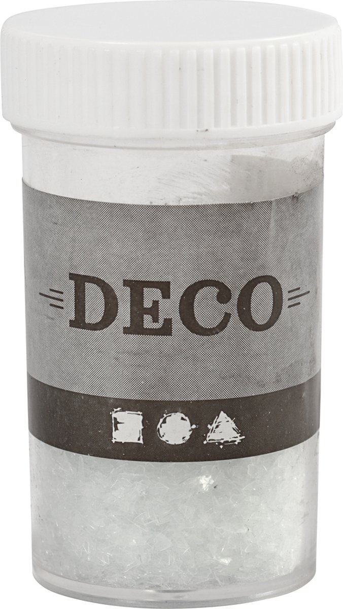 CC Glitter, afm 1-3 mm, 30 gr, transparant