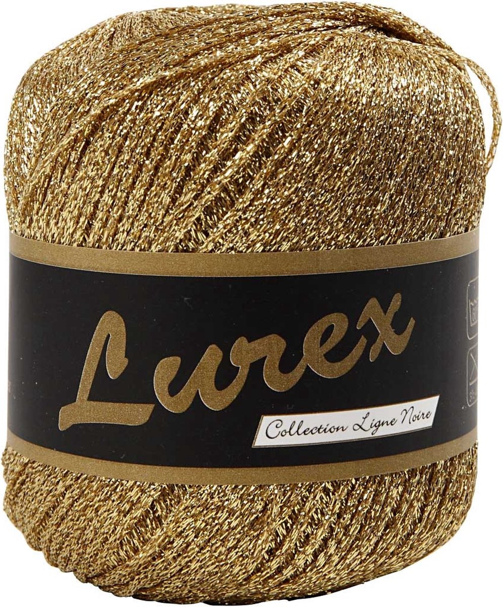 CC Glitter Garen 25gr Goud