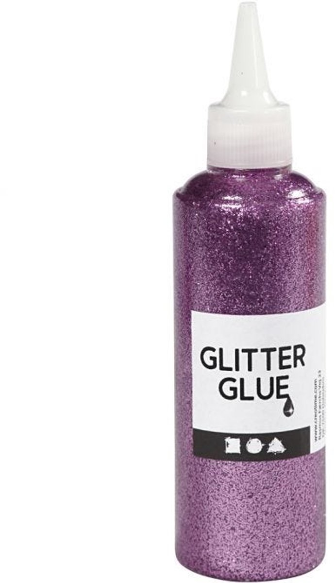 CC Glitterlijm 118 ml Paars