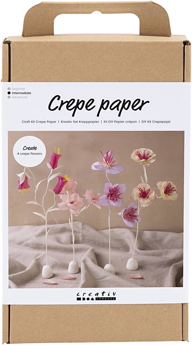 CC Hobbyset Crêpepapier Bloemen Pastel