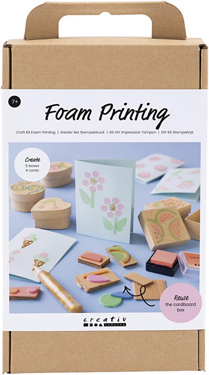 CC Hobbyset Foam Druk Versierde Dozen en Kaarten