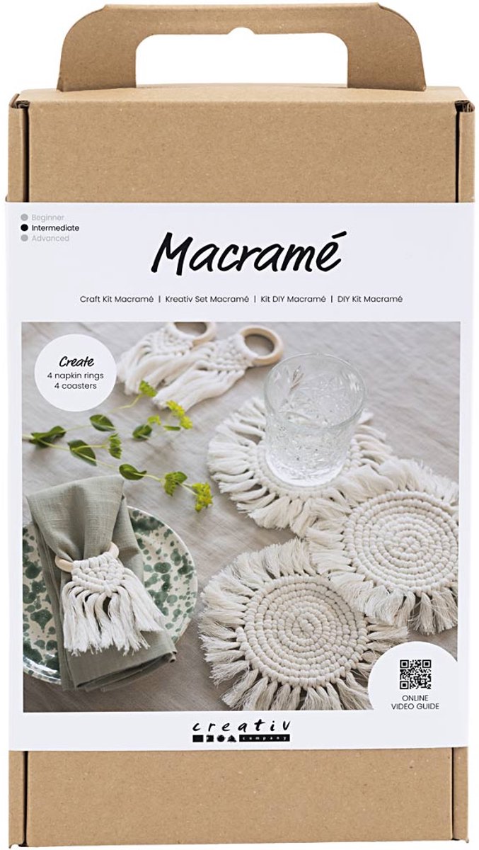 CC Hobbyset Macramé Tafeldecoratie Off-white