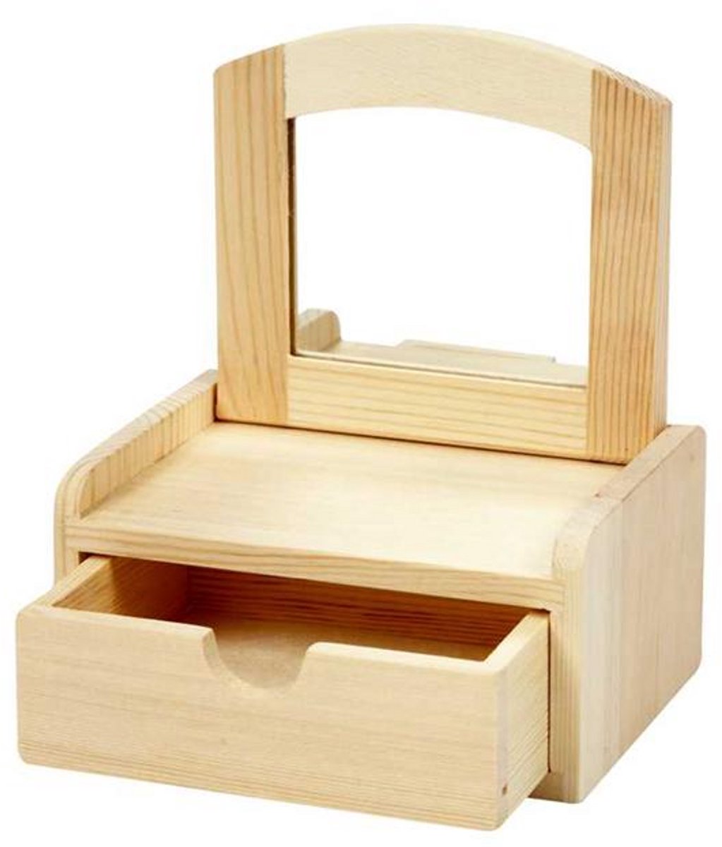 CC Houten Ladetafel 12x10x6,5 cm