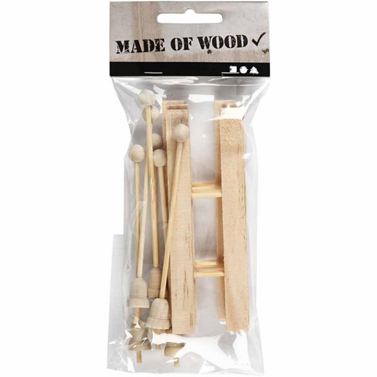 CC Houten Skies 11x3,8 cm 3 sets