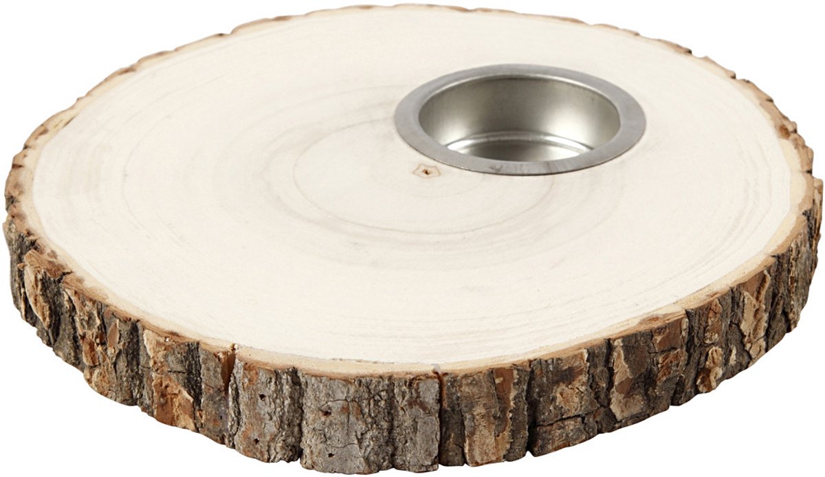 CC Houten Waxinelicht 14-16 cm
