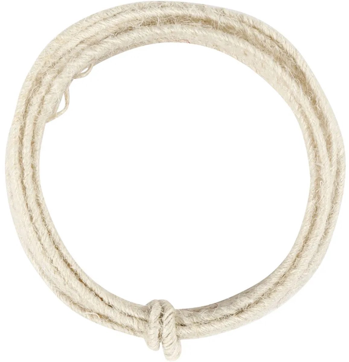 CC Jute Koord 2-4 mm Wit 3 m