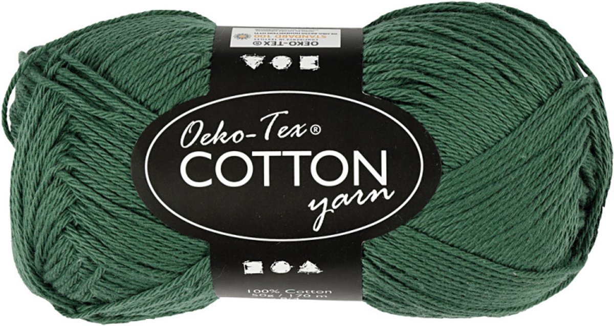 CC Katoengaren 8/4 50gr Donkergroen