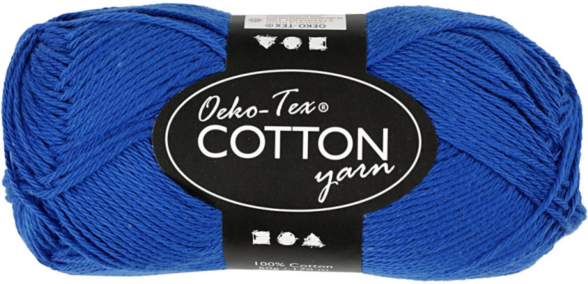 CC Katoengaren 8/4 50gr Kobalt Blauw