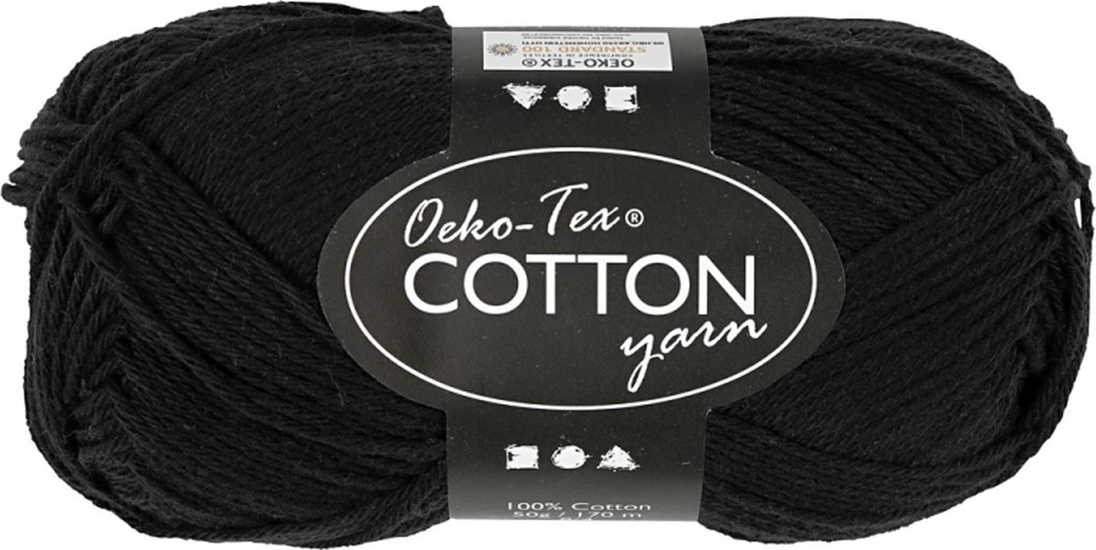 CC Katoengaren Maxi 8/4 50gr Zwart