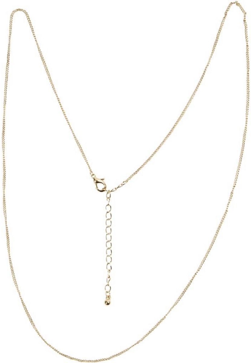 CC Ketting 1 mm Goud 80 cm