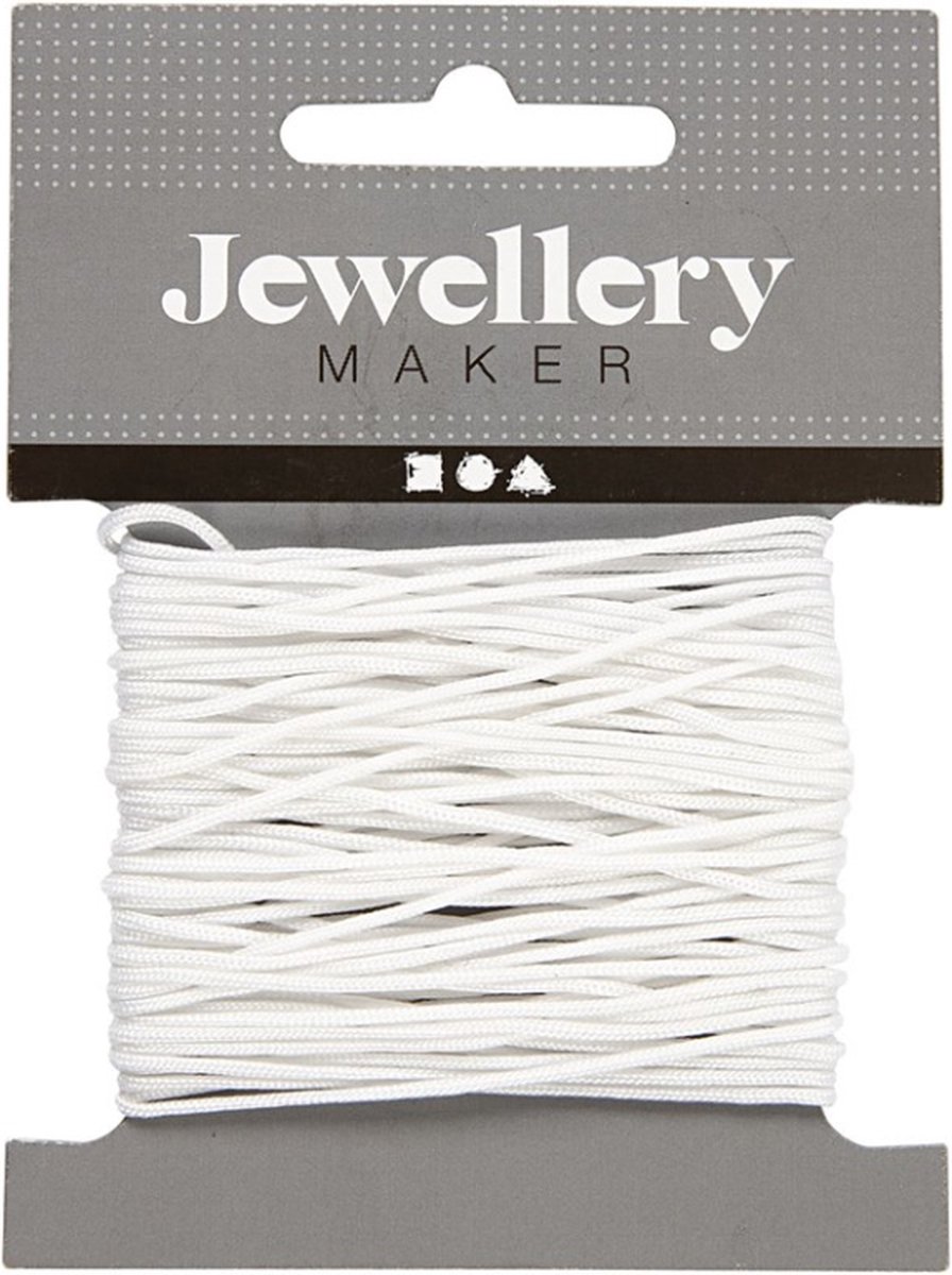 CC Macramé Koord 1 mm Wit 10 m