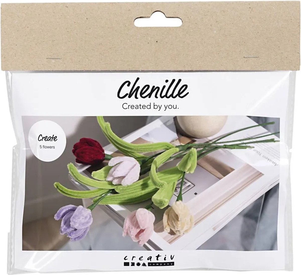 CC Mini Hobbyset Bloemen van Chenilledraad
