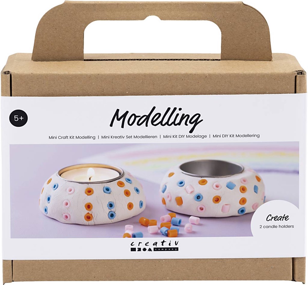 CC Mini Hobbyset Boetseren Kaarsenhouders