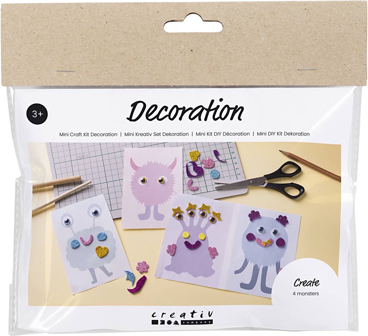 CC Mini Hobbyset Decoratie Monstercollage
