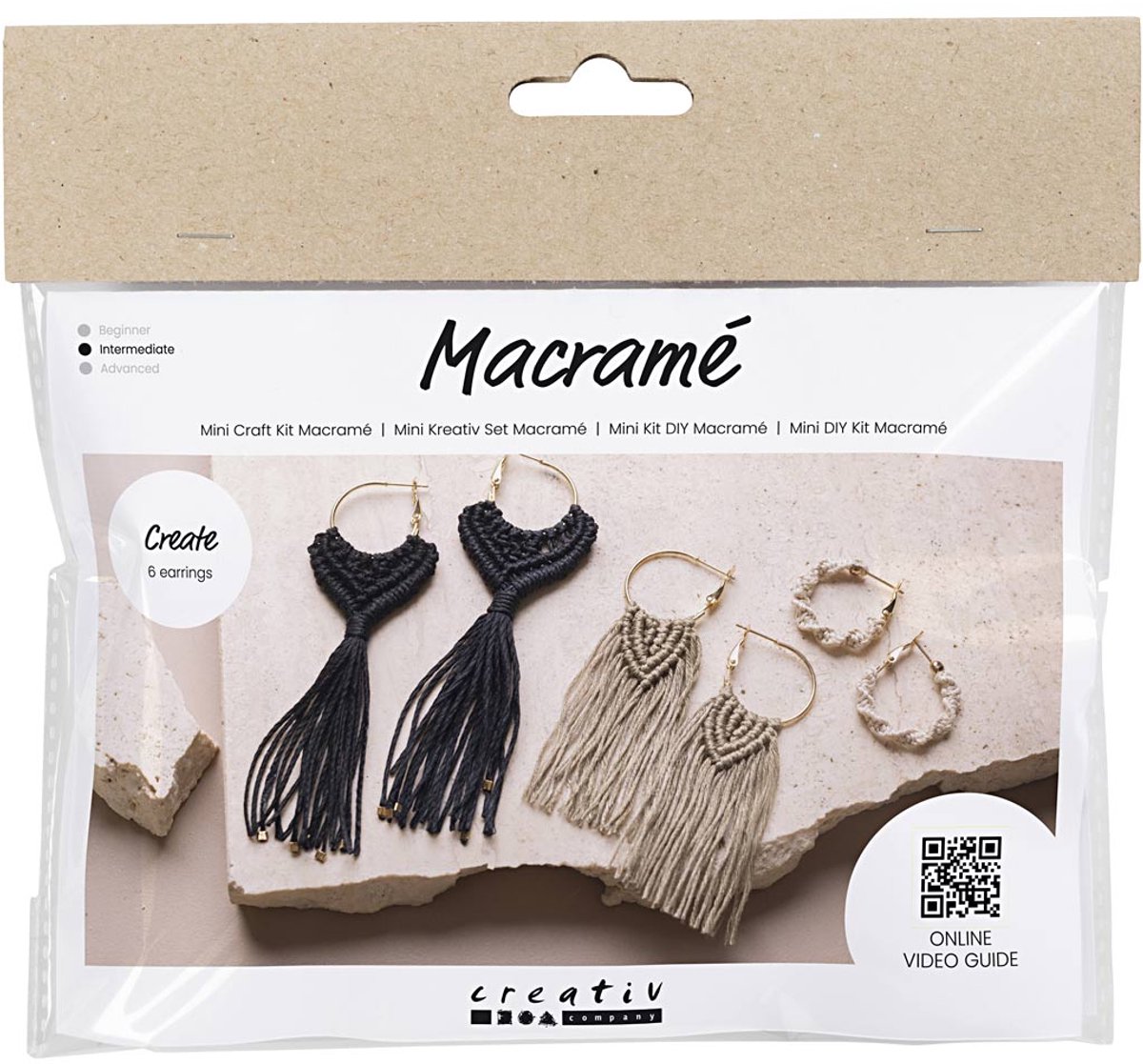 CC Mini Hobbyset Macramé 3 sets Oorbellen