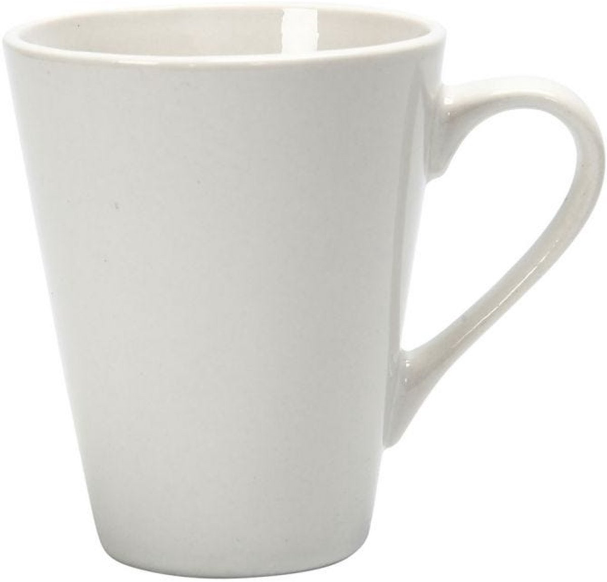 CC Porseleinen Mok h:10 cm Wit