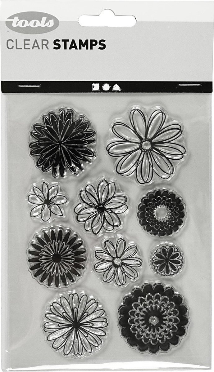 CC Silicone Stempels Bloemen 15,5 cm
