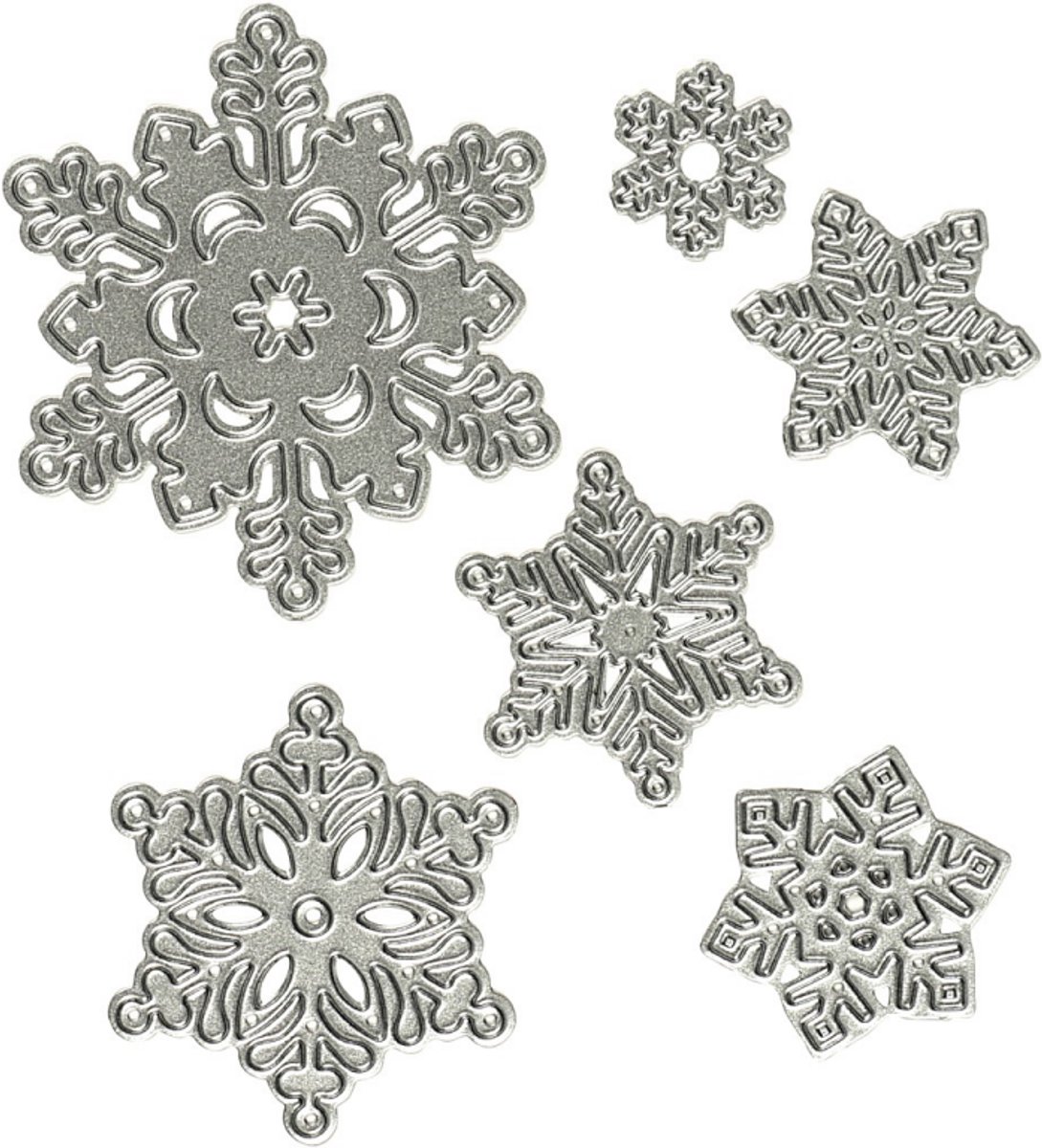 CC Sneeuwvlokken snijmallen