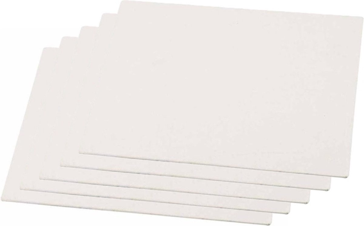 Canvas schilderdoeken - 20x - 15 x 21 cm - 3 mm dikte - 280 grams