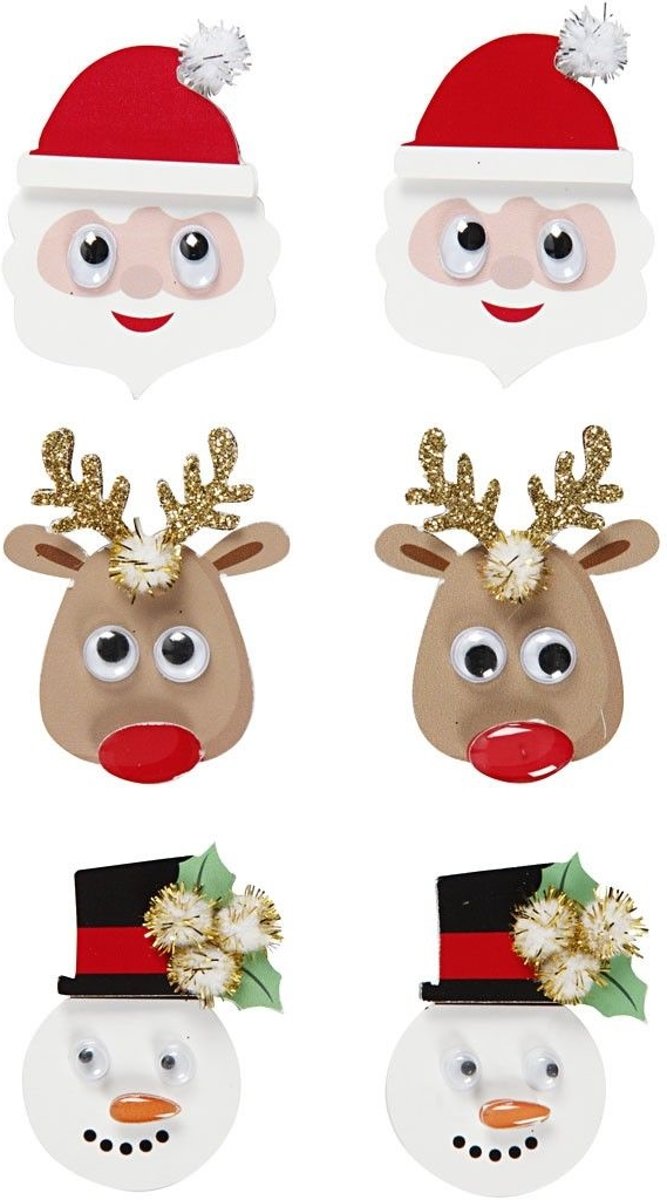 Creativ Company 27098 Papier Multi kleuren 6stuk(s) sticker