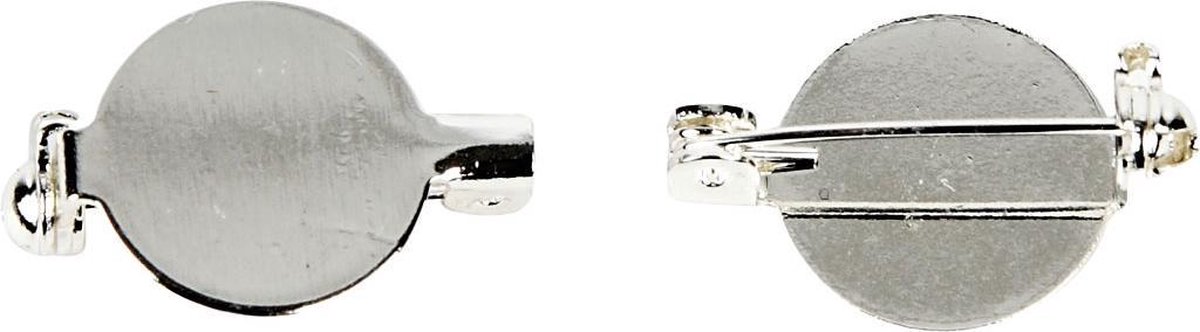 Creotime Broche Speld 20 Mm Zilver 5 Stuks