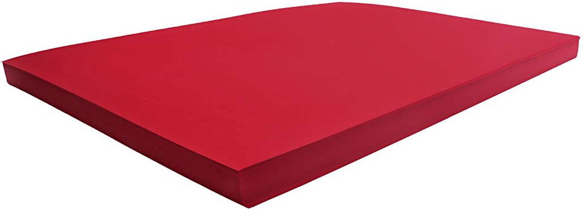 Karton - Kerst Rood - 50x70cm - 270 grams - Creotime - 100 vellen