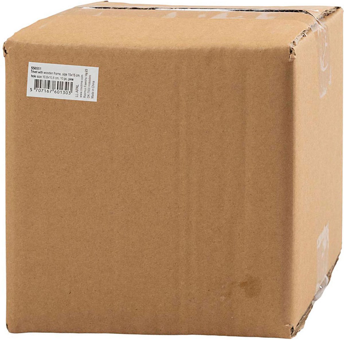 Onderzetter met Houten Lijst 15x15cm, 10st.