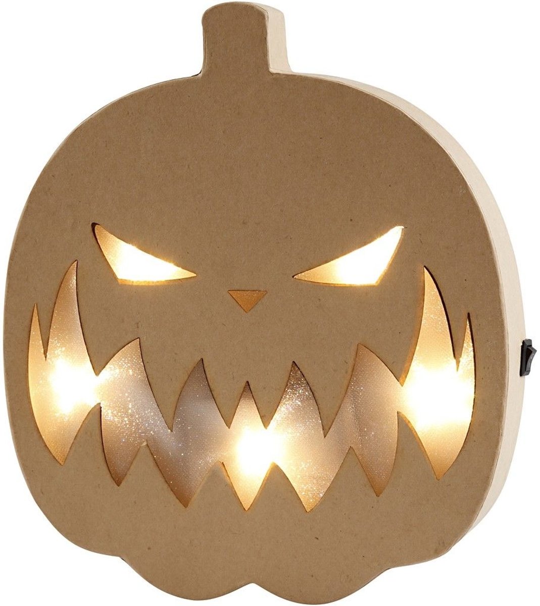 Pompoenlicht, h: 25 cm, b: 22 cm, 1 stuk